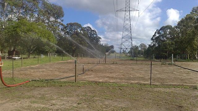 Establishing new pasture on the interconnector pipeline