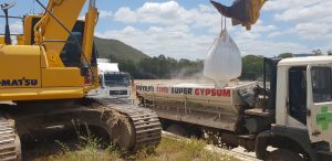 Loading lime