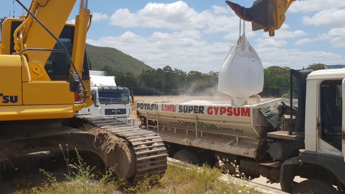 Loading lime