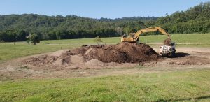 Loading manure for fertiliser