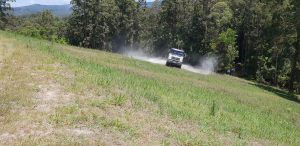Liming on steep terrain