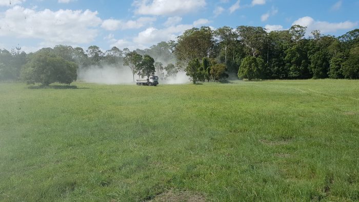 Pasture lime treatment