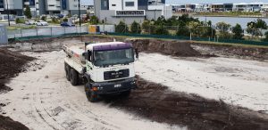 Adding lime in an urban situation